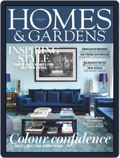 Homes & Gardens January 28th, 2015 Digital Back Issue Cover