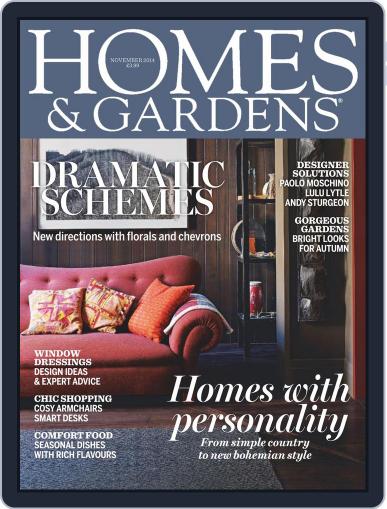 Homes & Gardens October 1st, 2014 Digital Back Issue Cover
