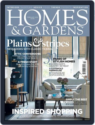 Homes & Gardens January 4th, 2012 Digital Back Issue Cover