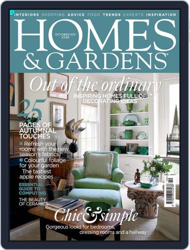 Homes & Gardens September 1st, 2011 Digital Back Issue Cover