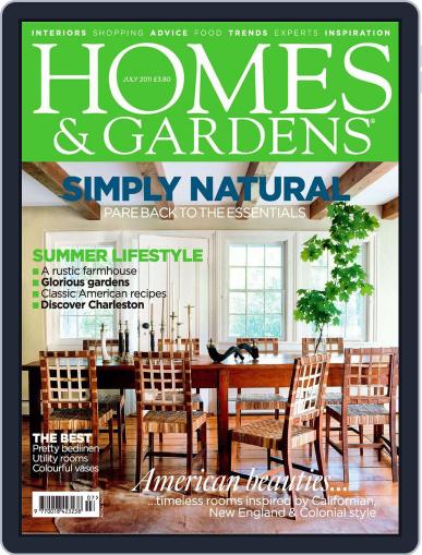 Homes & Gardens June 1st, 2011 Digital Back Issue Cover