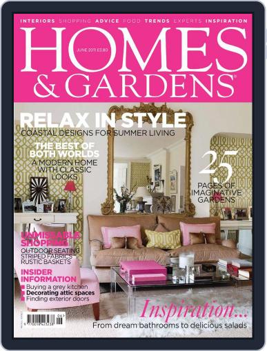 Homes & Gardens May 4th, 2011 Digital Back Issue Cover