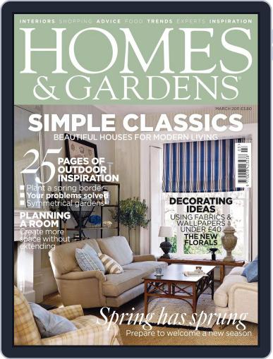 Homes & Gardens February 1st, 2011 Digital Back Issue Cover