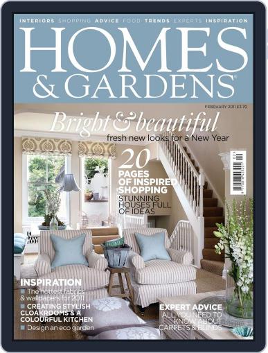 Homes & Gardens January 19th, 2011 Digital Back Issue Cover