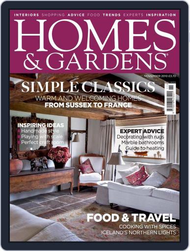Homes & Gardens October 8th, 2010 Digital Back Issue Cover