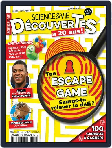 Science & Vie Découvertes December 1st, 2018 Digital Back Issue Cover