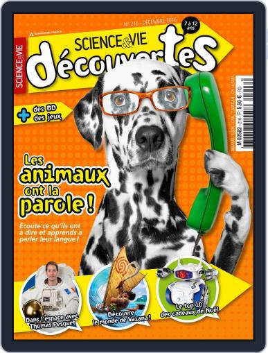 Science & Vie Découvertes December 1st, 2016 Digital Back Issue Cover