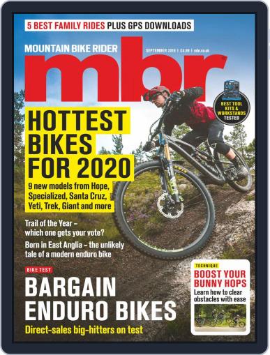 Mountain Bike Rider September 1st, 2019 Digital Back Issue Cover