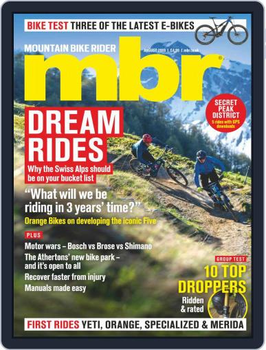 Mountain Bike Rider August 1st, 2019 Digital Back Issue Cover