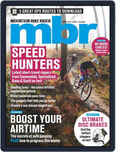 Mountain Bike Rider April 1st, 2019 Digital Back Issue Cover