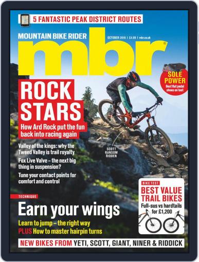 Mountain Bike Rider October 1st, 2018 Digital Back Issue Cover