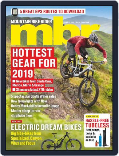 Mountain Bike Rider August 1st, 2018 Digital Back Issue Cover