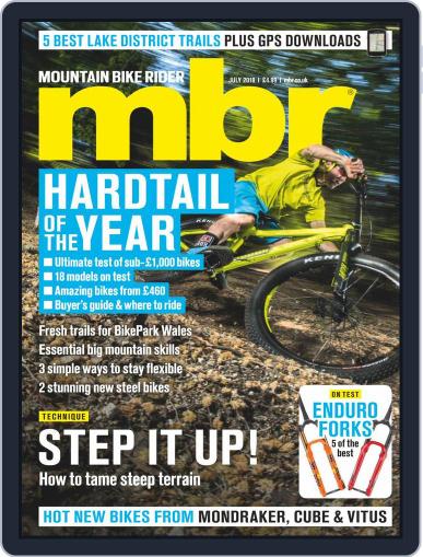 Mountain Bike Rider July 1st, 2018 Digital Back Issue Cover