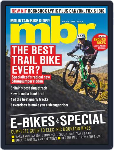 Mountain Bike Rider June 1st, 2018 Digital Back Issue Cover
