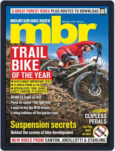 Mountain Bike Rider May 1st, 2018 Digital Back Issue Cover