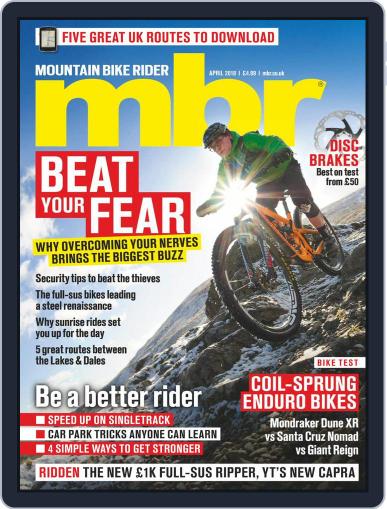 Mountain Bike Rider April 1st, 2018 Digital Back Issue Cover