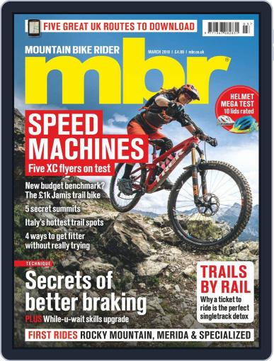 Mountain Bike Rider March 1st, 2018 Digital Back Issue Cover