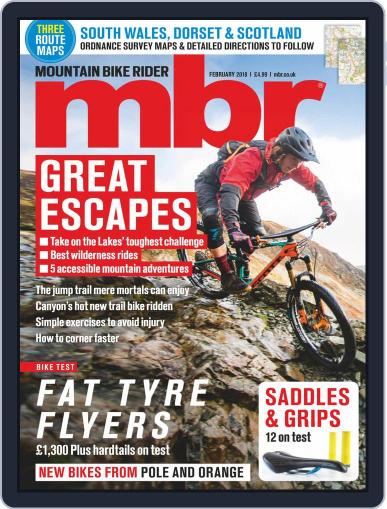 Mountain Bike Rider February 1st, 2018 Digital Back Issue Cover