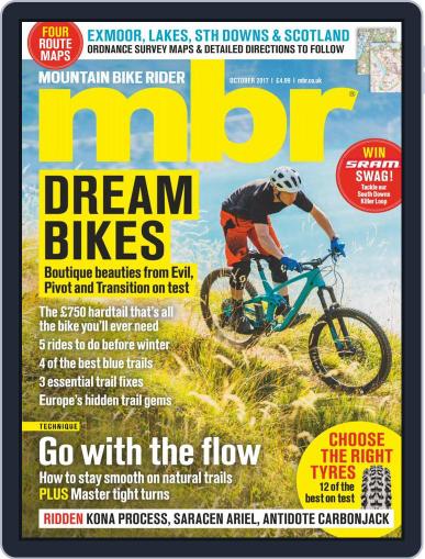 Mountain Bike Rider October 1st, 2017 Digital Back Issue Cover