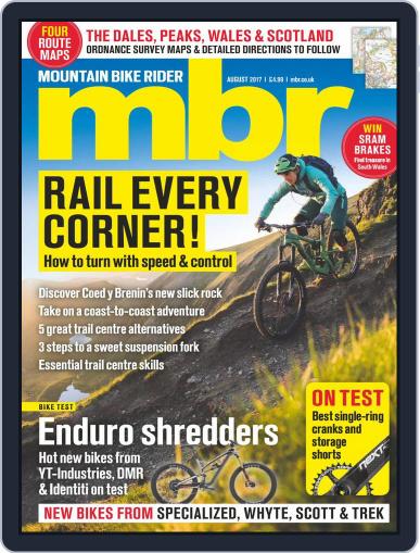 Mountain Bike Rider August 1st, 2017 Digital Back Issue Cover