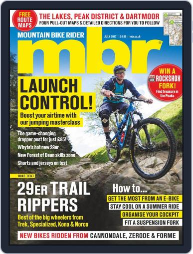 Mountain Bike Rider July 1st, 2017 Digital Back Issue Cover