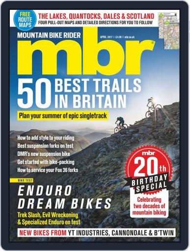Mountain Bike Rider April 1st, 2017 Digital Back Issue Cover