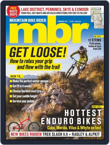 Mountain Bike Rider February 1st, 2017 Digital Back Issue Cover