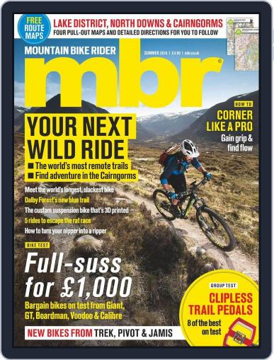 Mountain Bike Rider June 29th, 2016 Digital Back Issue Cover