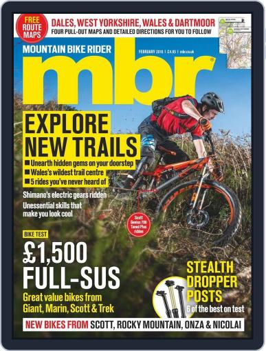 Mountain Bike Rider January 13th, 2016 Digital Back Issue Cover
