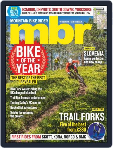 Mountain Bike Rider October 1st, 2015 Digital Back Issue Cover
