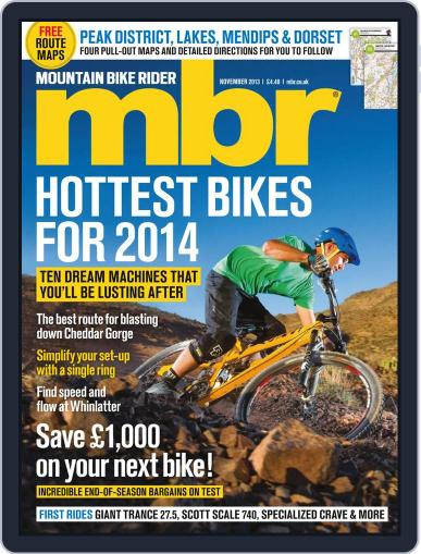 Mountain Bike Rider October 15th, 2013 Digital Back Issue Cover