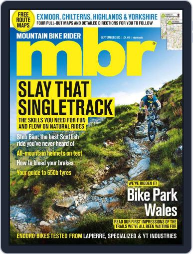 Mountain Bike Rider August 20th, 2013 Digital Back Issue Cover