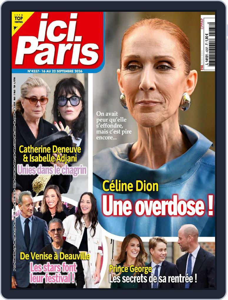 Ici Paris (Digital) Subscription                    September 16th, 2026 Issue