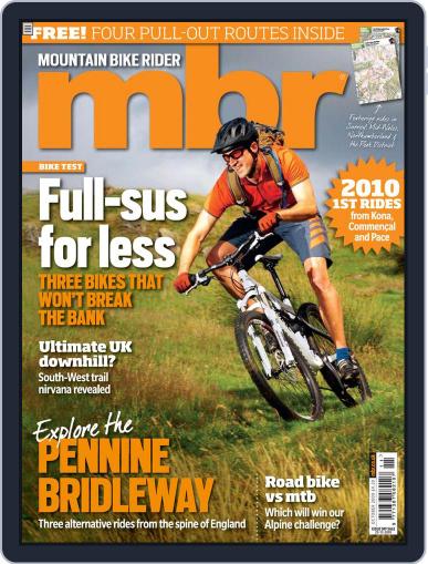 Mountain Bike Rider September 23rd, 2009 Digital Back Issue Cover