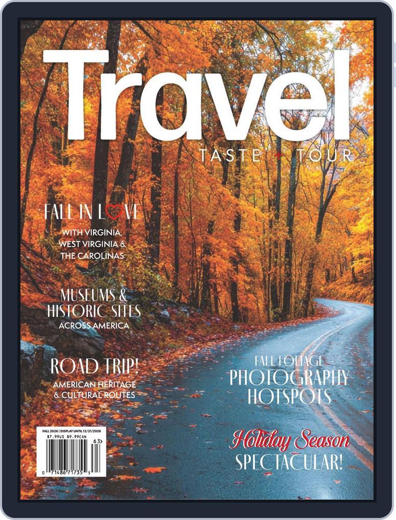 Travel, Taste and Tour (Digital) Subscription