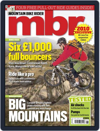 Mountain Bike Rider May 18th, 2009 Digital Back Issue Cover