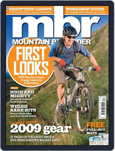 Mountain Bike Rider October 7th, 2008 Digital Back Issue Cover