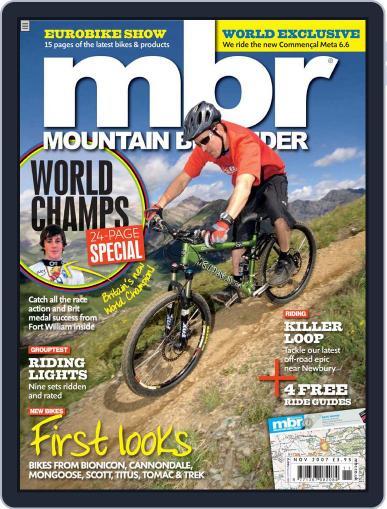 Mountain Bike Rider (Digital) October 10th, 2007 Issue Cover
