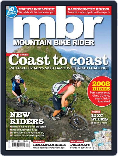 Mountain Bike Rider (Digital) August 1st, 2007 Issue Cover
