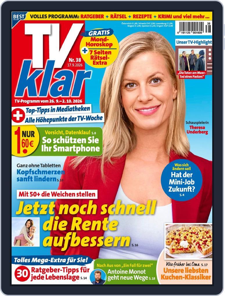 TV klar (Digital) Subscription                    September 17th, 2026 Issue