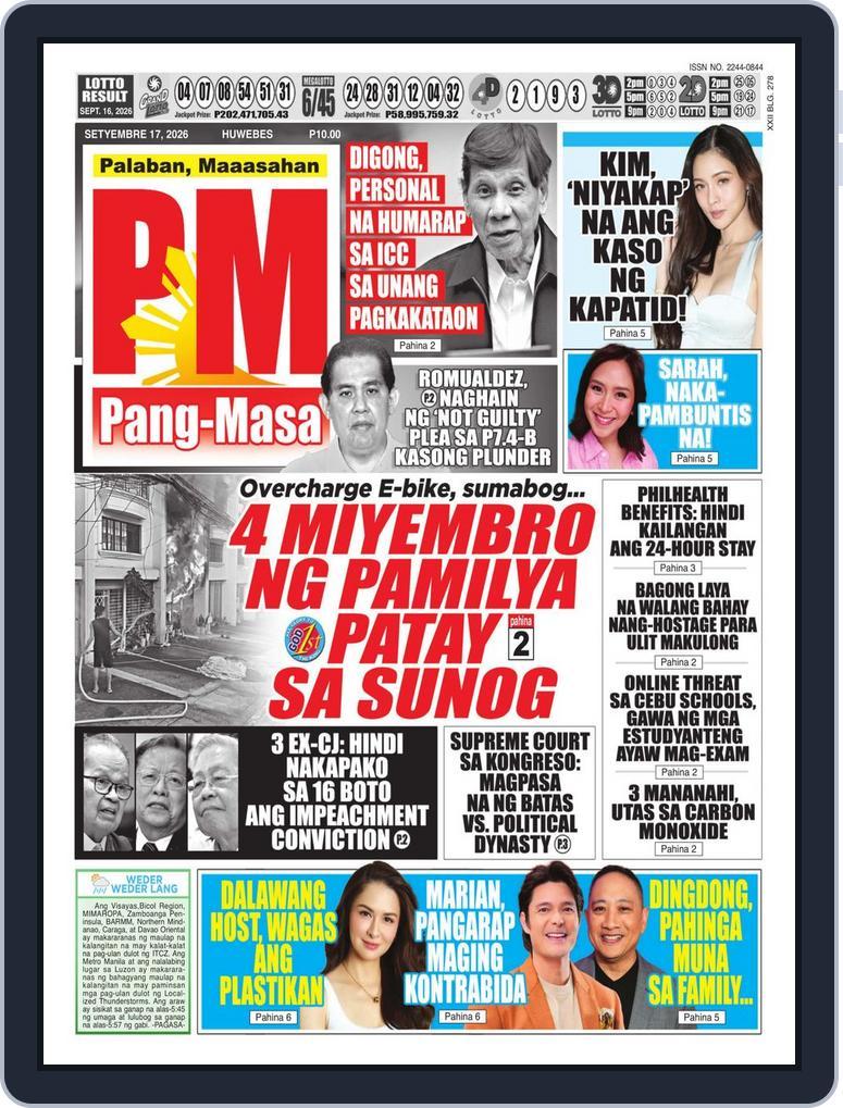 Pang Masa (Digital) Subscription