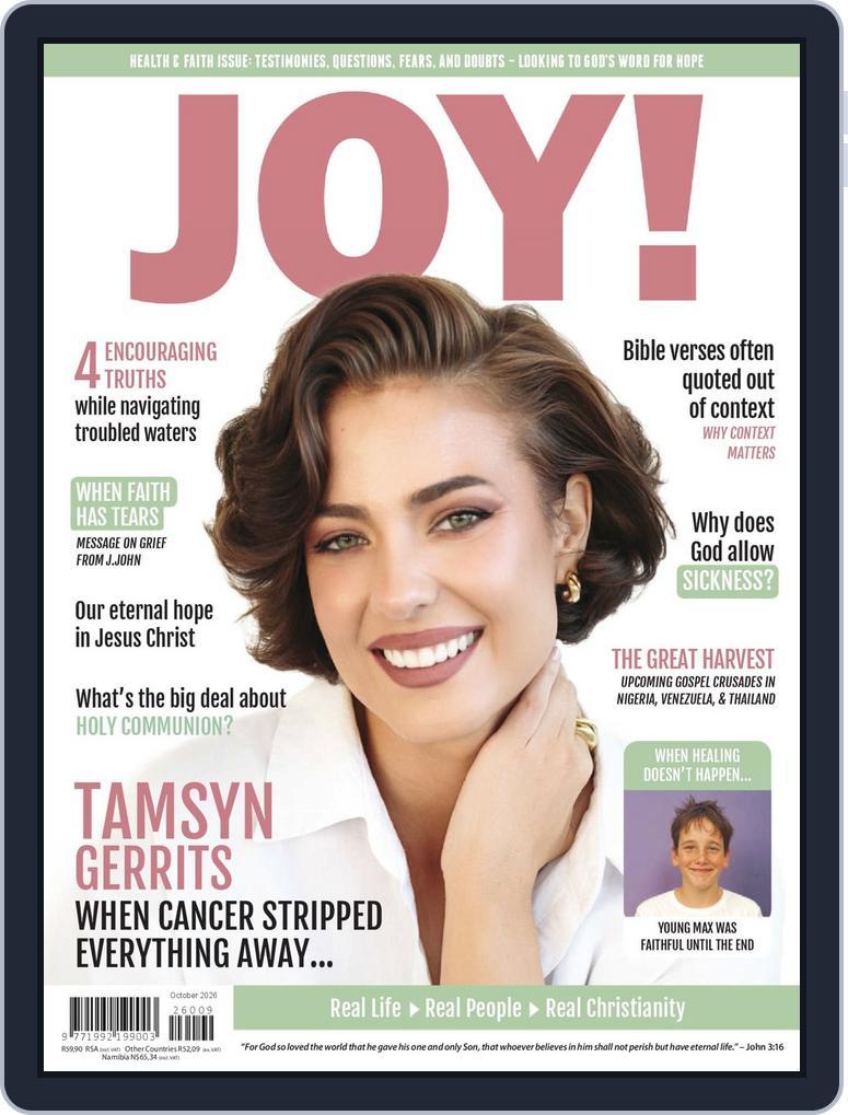 Joy! (Digital) Subscription                    October 1st, 2026 Issue
