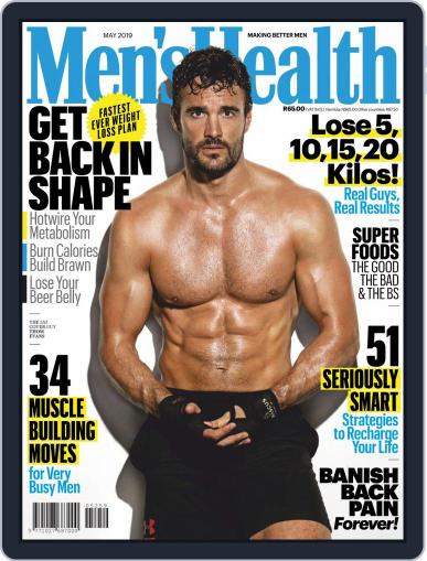 Men's Health South Africa May 1st, 2019 Digital Back Issue Cover