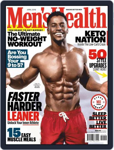 Men's Health South Africa April 1st, 2019 Digital Back Issue Cover