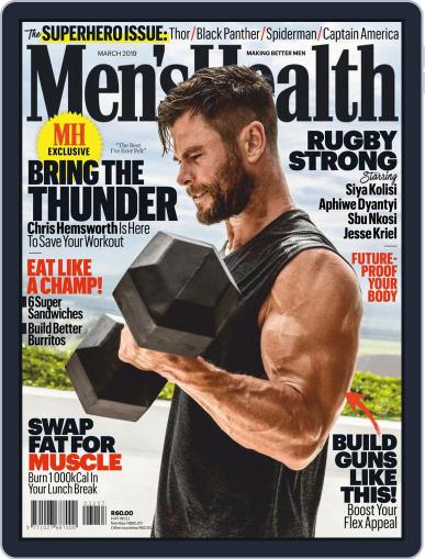 Men's Health South Africa March 1st, 2019 Digital Back Issue Cover