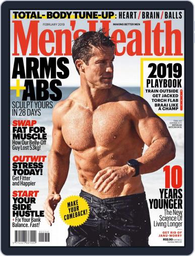 Men's Health South Africa February 1st, 2019 Digital Back Issue Cover