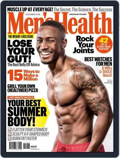 Men's Health South Africa November 1st, 2018 Digital Back Issue Cover