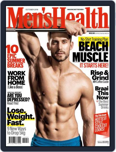 Men's Health South Africa October 1st, 2018 Digital Back Issue Cover