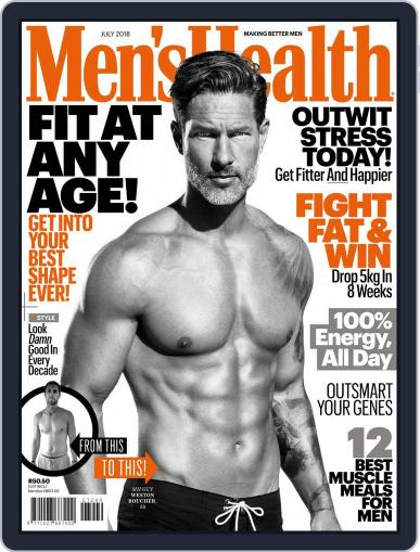 Men's Health South Africa July 1st, 2018 Digital Back Issue Cover