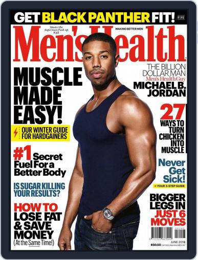 Men's Health South Africa June 1st, 2018 Digital Back Issue Cover